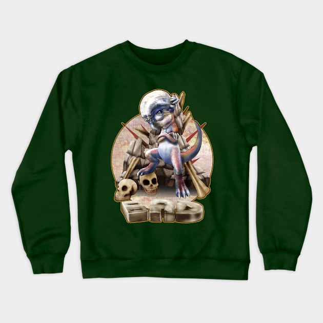 BAD TO THE BONE Crewneck Sweatshirt by raulovsky